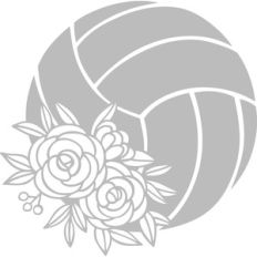 volleyball floral