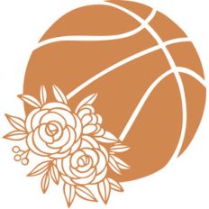 basketball floral