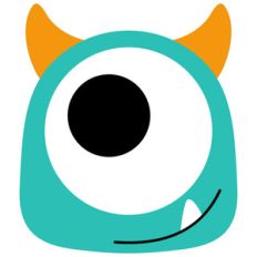 halloween monster head