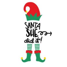 santa, she did it