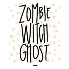 zombie witch ghost printable