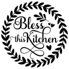 bless this kitchen wreath