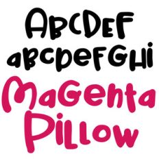 pn magenta pillow
