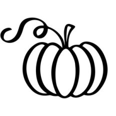 pumpkin outline