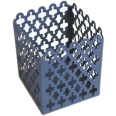 tea light cover - lattice
