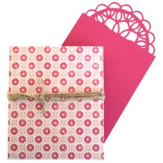 flower card with pocket