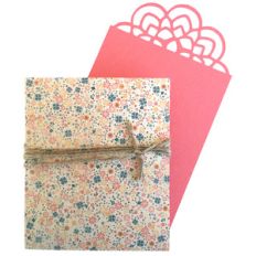 flower card with pocket