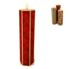 candle narrow 3d led flame 7 inch