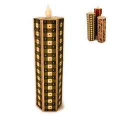 candle narrow 3d led flame 6 inch