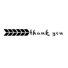 thank you word art