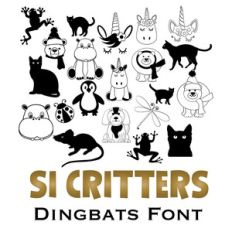 si critters dingbats font