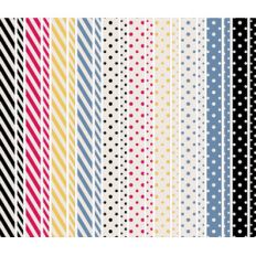 stripes and polka dot washi strips