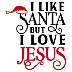 like santa love jesus