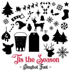 tis the season dingbat font