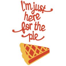 my butter half - here for the pie