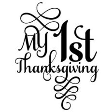 my 1st thanksgiving