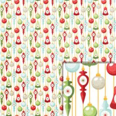 christmas ornaments background paper