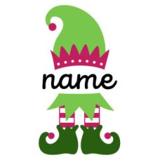personalized name elf - girl