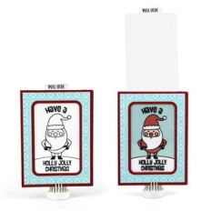 magic slider card santa