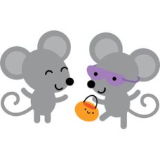 mice - pumpkn party