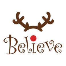 believe christmas word