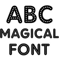 magical font