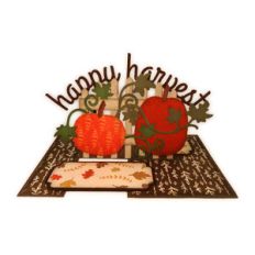 pumpkins with fence impossible card