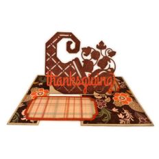 cornucopia stencil impossible card