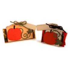 pumpkin place cards candy 3d tents