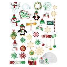 north pole planner stickers