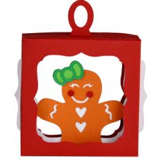 gingerbread girl hanging ornament