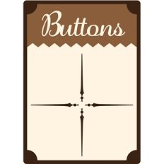 antique button card