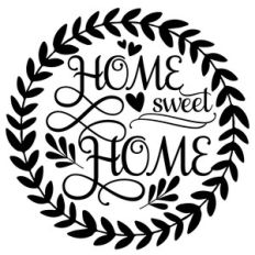 home sweet home wreath