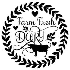 farm fresh dairy wreath