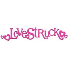 'lovestruck' word art