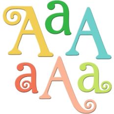 'a' cha cha swirl