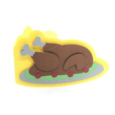 roasted turkey card