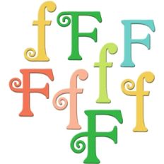 'f' cha cha swirl