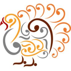 turkey thanksgiving swirls