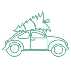 slug bug christmas tree