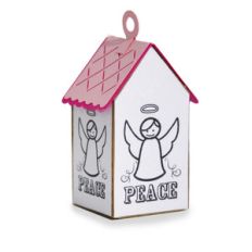 ml coloring house ornament - angel
