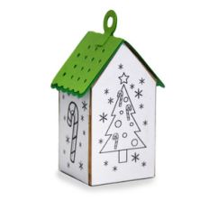 ml coloring house ornament - christmastree