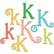 'k' cha cha swirl