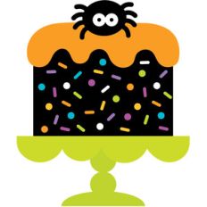 black cake - pumpkin party