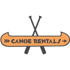 vintage canoe rental sign