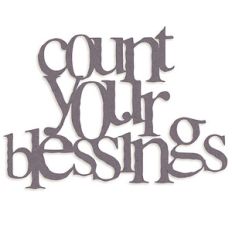 count your blessings