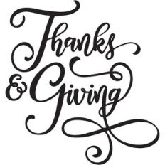 thanks and giving