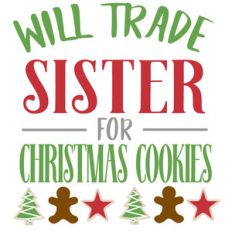 trade sister christmas cookies