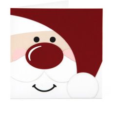 santa square card