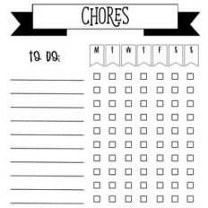 chore chart